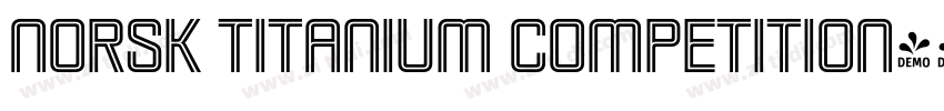 norsk titanium competition字体转换